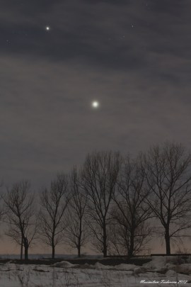 Venus and Jupiter halos