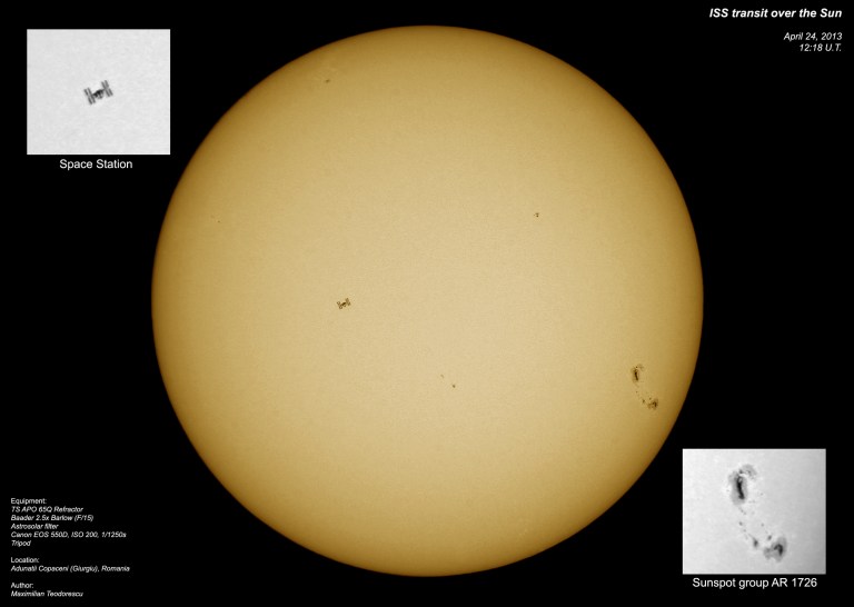 ISS transit over the Sun_Max