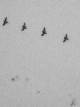 ISS transit July 9, 2013 small refractor