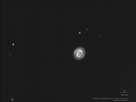 NGC 7622 BW