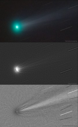 Comet ISON head