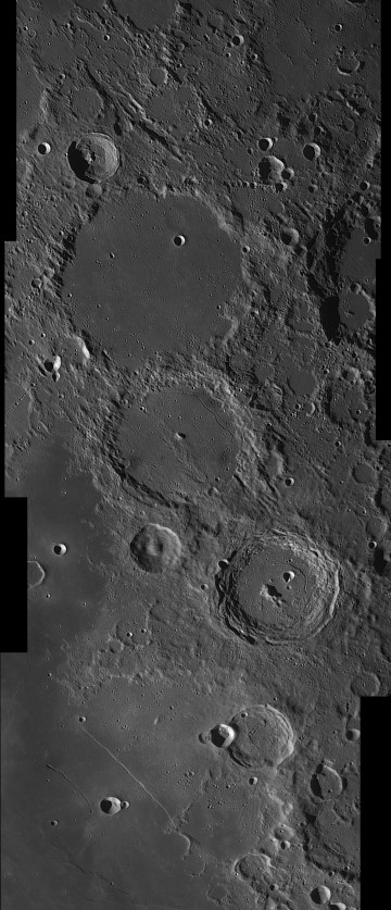 A trio of craters