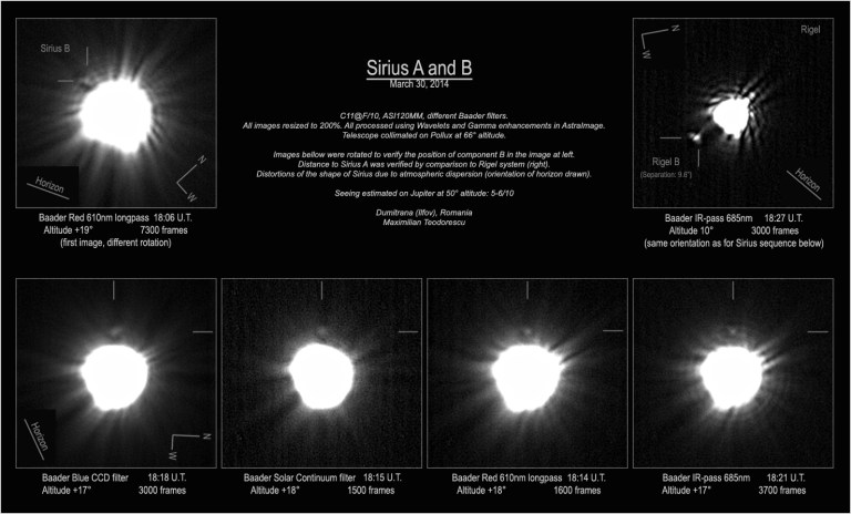 Sirius B observation