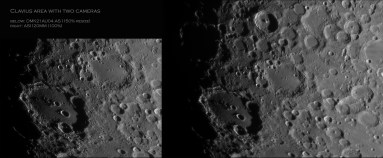 clavius with two cameras