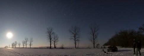 Lovejoy and the Moon