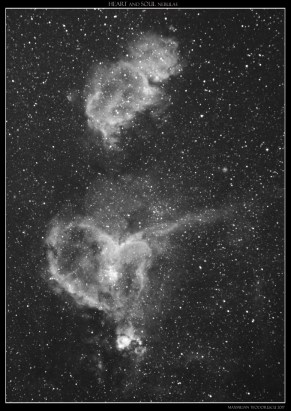 heart and soul nebulas BW.jpg